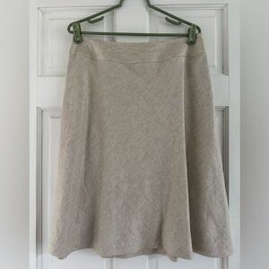 Talbots, 96%, linen skirt in size 12